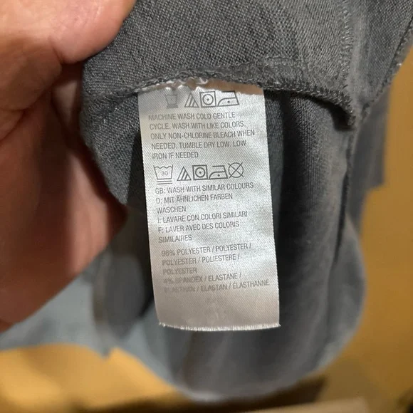 Denim&Co Gray Hooded Sweatshirt - Picture 6 of 9